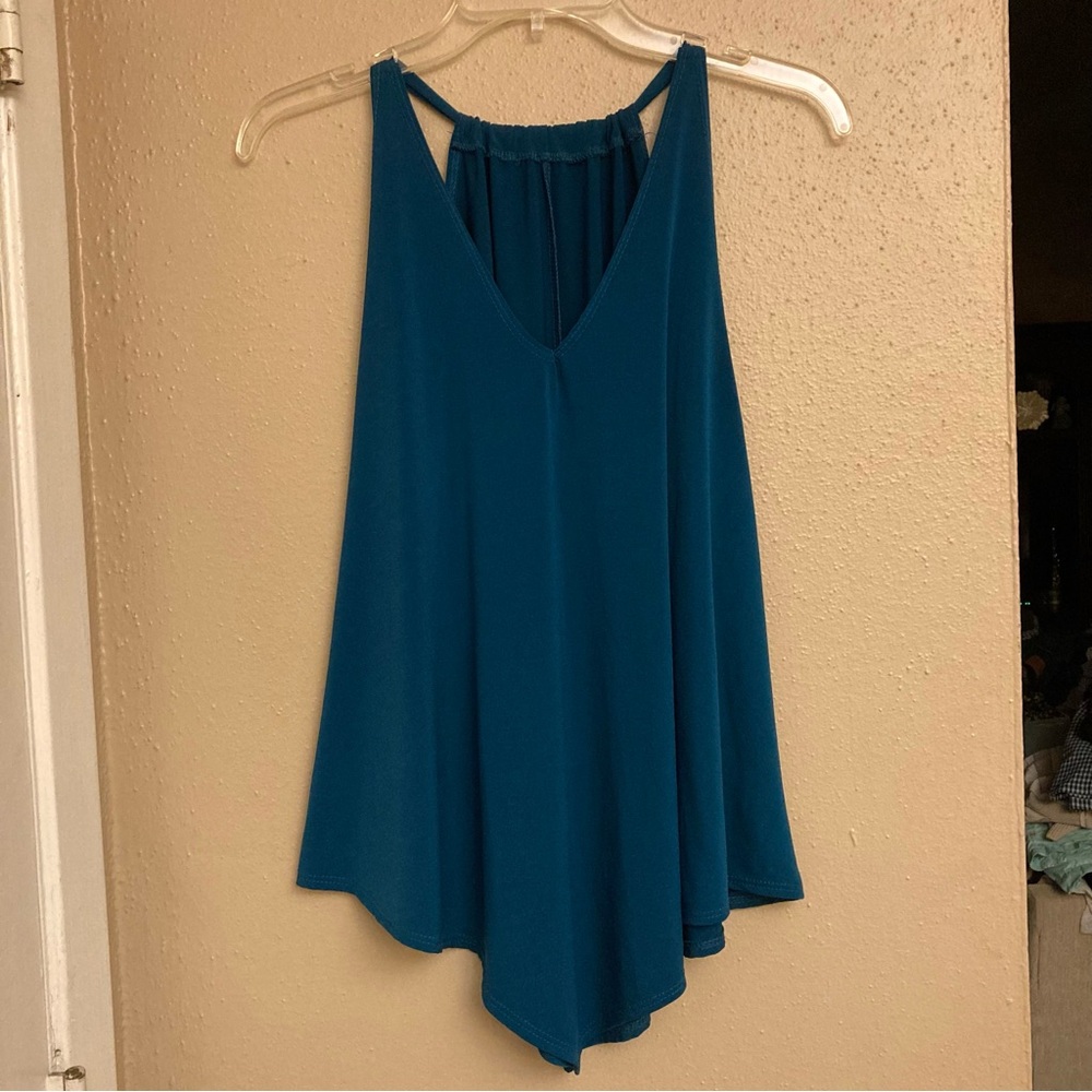 Teal Sleeveless Women's Top